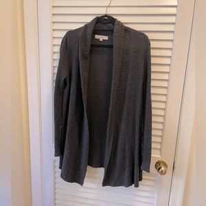 Charcoal grey XS Loft sweater